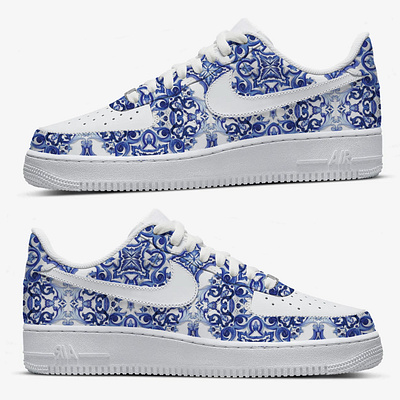 Amalfi pattern design for Nike branding design graphic design illustration illustrator rendering visualization