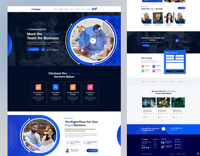 Creative Design And Modern Website Template best graphic design best website branding business company creative design design graphic design illustration marketing modern design software company solution technology template theme top graphic design top website ui wordpress