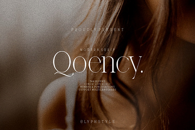 Qoency Modern Serif thin