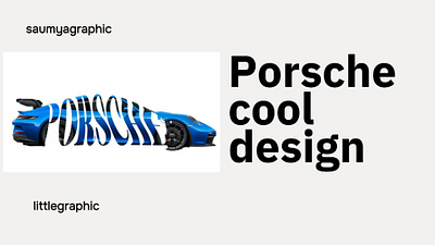 porsche design graphic design illustration photoshop typography