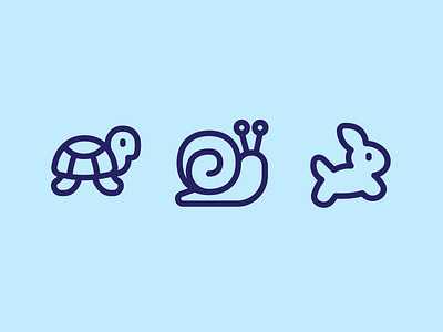 Plump Animal Icons by Streamline assets branding design flat icons illustrator line line icon minimal process vector