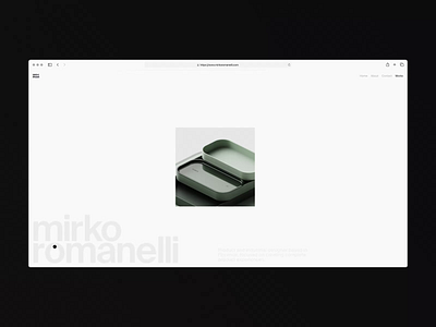 Portfolio Website Design, Marketing Website, Web Design animated website award winning website awwwards website custom scroll industrial designer website industrial website design interactive website marketing website marketing website design personal website portfolio portfolio website portfolio website design product designer website web web design web design inspiration website design