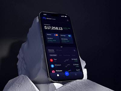 Abyss — Crypto Exchange Mobile App Design, Crypto Trading App app crypto crypto app crypto app concept crypto app design crypto exchange crypto exchange app crypto trading crypto trading app design exchange finance app financial app fintech app mobile app mobile app design saas mobile saas mobile app trading app