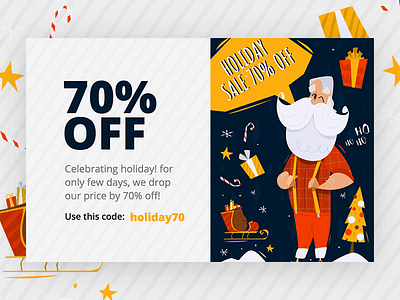 Holiday sale background banner holiday icons icons54 sale special offer svg