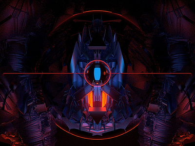 The eye b3d blender concept concept art octane render