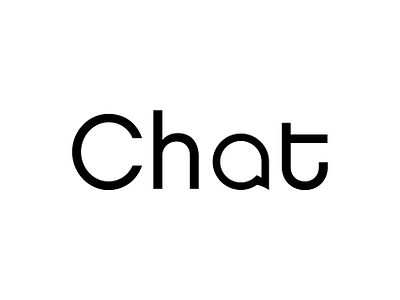 Chat logotype Concept brandig concept fun ico logotype logo symbol symbol icon textmark
