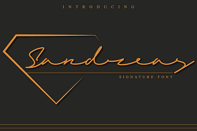 Sandreas / Signature typography