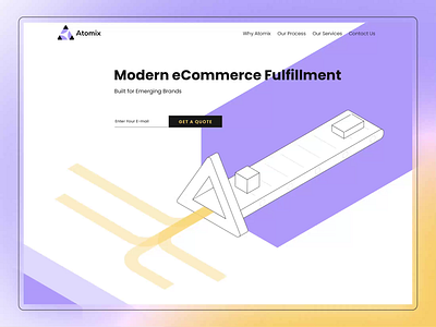📦 Logistics & Fulfillment Website Design animation brand identity branding delivery gif icon illustration illustration animation isometric landing animation landing page logistics company micro interaction mobile app motion graphics shopify ui ux animation web animation website animation