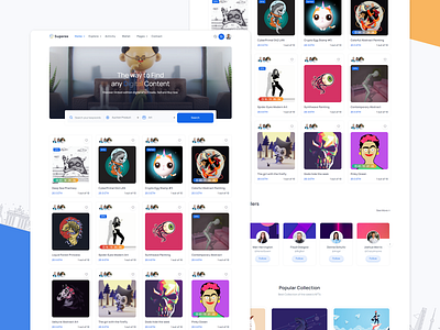 Superex - NFT Marketplace + Light + Dark - Themeforest agency animation bootstrap branding business crypto asset design illustration logo marketing motion graphics software token ui wallet