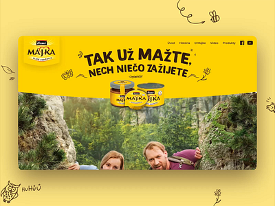 Majka Website Design: landing page animation branding design food graphic design illustration landing page microsite parallax ui ux web webdesign website