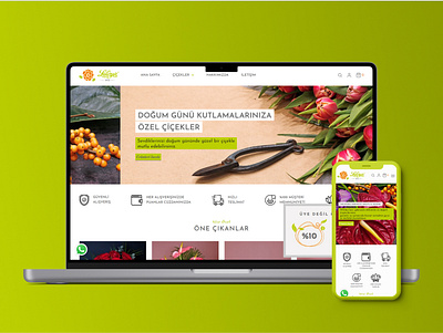 Lalezar clean flower flowers flowershop fullwidth responsive web webdesign white