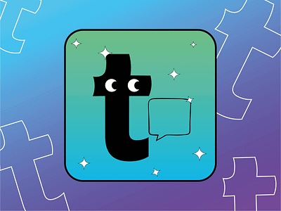 Tumblr App Icon adobe illustrator app app icon app logo brand brand identity branding design design inspiration dribbble challenge graphic design icon illustration logo redesign tumblr weekly challenge weeklywarmup