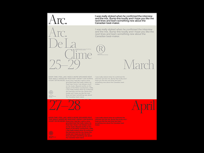Archived work color design grid layout type typo typography whitespace