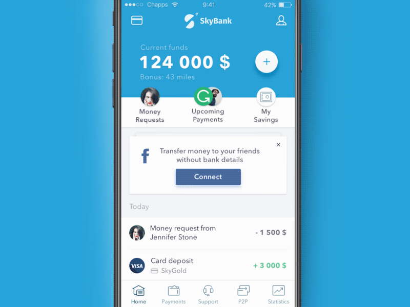 Skybank - Mobile banking bank banking bills cash finance fintech mobile bank money payments ukraine