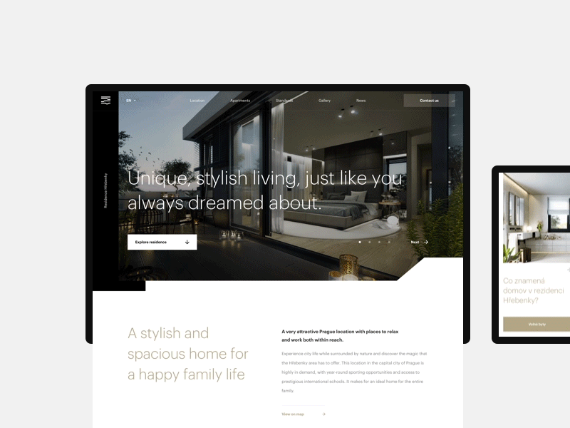 Lexxus Norton – Hrebenky architecture design lexxus norton luxury apartments microsite real estate soulmates ui ux website