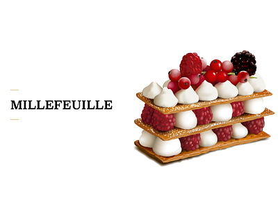 Millefeuille desserts illustration food illustration illustration illustrator vector vectorart