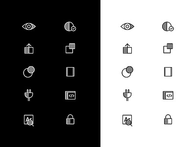 Stark Iconography glyphs iconography icons illustrator stark