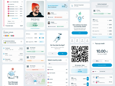 IDS BK - Design system design design sysytem travel app ui