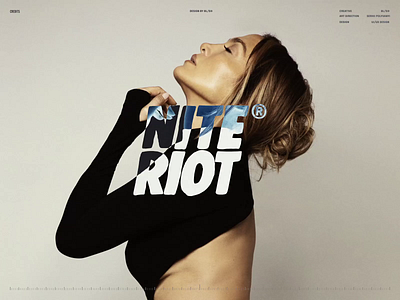Nite Riot®_Film Production // Case Study_Vol.1.0 animation clean director grid minimal motion graphics photography portfolio promo transition web webflow website
