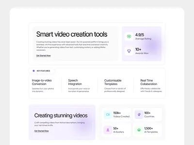Opendeo - Clean and minimal card design clean design landing page minimal ui uiux uiux design ux web web design website