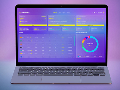 Dashboard Design for Auto Trading Crypto Investing Platform admin ui auto trading crypto crypto trading dashboard dashboard design dashboard ui investing investment product design saas saas dashboard trading trading bot trading platform ui ui ux wallet web design web3