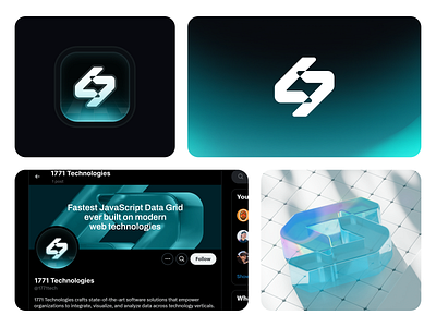 1771 logo b2b branding development identity logo product design saas