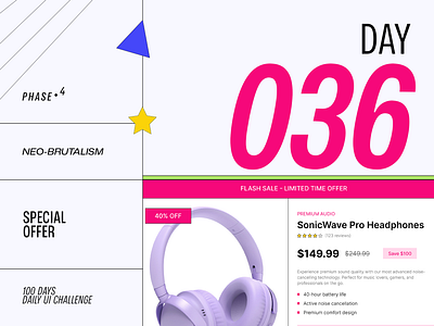 Special Offer UI - DailyUIChallenge 100daysui branding dailyui dailyuichallenge design illustration logo ui uiux website