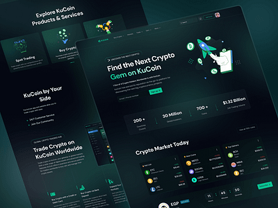 Crypto landing page blockchain crypto landing page crypto website cryptocurrency dark landing page landing page ui web design web3 landing page