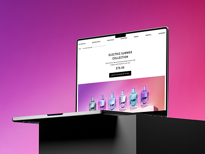 ILNP Ecommerce ✳︎ Collections beauty care collection customer design ecommerce product promo shop ui uiux web