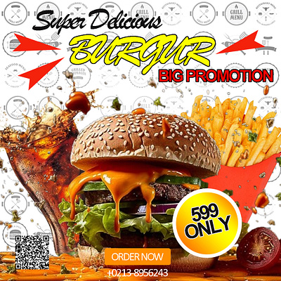 Burgur Ad Design In Adobe Photoshop (Sir Muhammad Mustafa) adamjee adobe photoshop aptech arena burgur ad excellece mustafa photoshop poster design rosetech sir mustafa