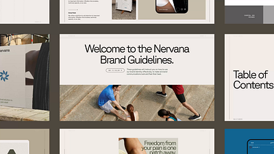 Nervana Brand Guidelines! 👀 🆕 branding design graphic design guidelines illustration logo photo direction typography ui ux