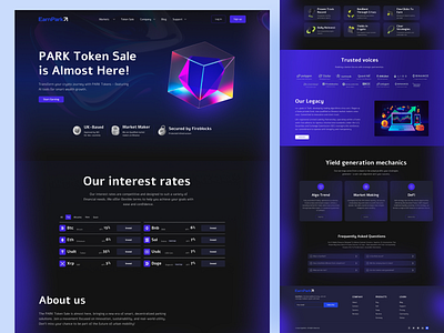 Crypto Earning website. blockchain crypto crypto earning crypto ecosystem crypto exchange crypto investment crypto platform crypto staking crypto token crypto website cryptocurrency landing page meme meme coin ui web design