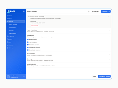 Tap, export and hold your breath document export invoice pdf share