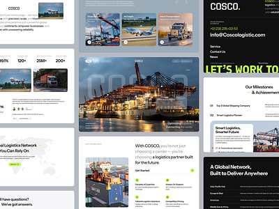 Logistic Landing Page | UI Website Design capi interactive design landing page landing page design logistic logistic landingpage logistic landingpage design logistic website logistic website design responsive web ui ui design ui ux ui ux design user research ux website website design