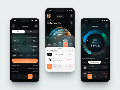 Mobile design for FinTech app app design application design assistant chat crypto design ios app design mobile mobile app mobile apps mobile apps design mobile design product design ui ui design uiux ux