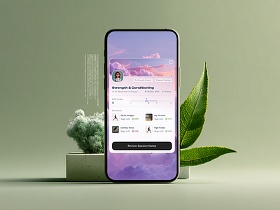 Physiotherapy Mobile App - Modal UI app card clean interface minimal mobile mobile app mobile apps mobile design mobile ui modal design modal ui typography ui ui design uiux ux ux design