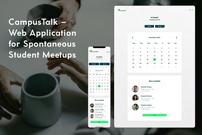 Web app | UI/UX design | CampusTalk branding ui