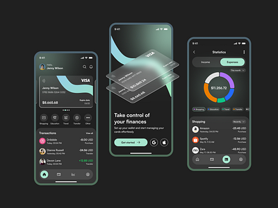 Personal Financial APP | UI Mobile App Design app app design capi dark mode finance financial app financial app design financial mobile app financial mobile app design interactive design mobile app mobile app design personal financial saas ui ui ui design ui ux ui ux design user research ux