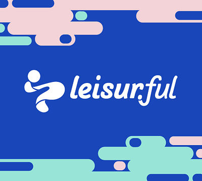 Leisurful Branding advertising app brand identity branding design graphic design hobbies illustration logo ui vector