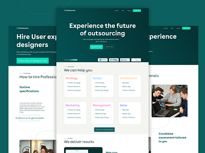 Landing Page Design graphic design landing page ui user experience user intyerface ux