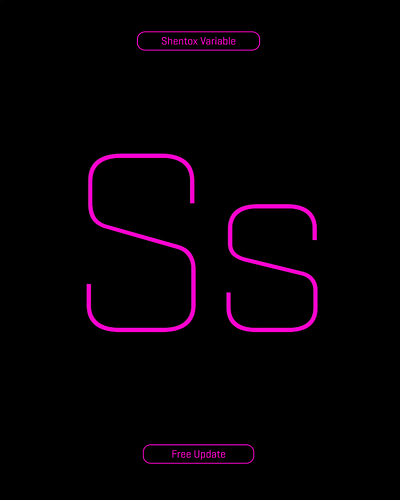 New Shentox Variable! animation motion graphics typefaces