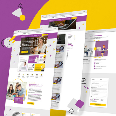 VŠ práce lading learn school ui university ux web webdesign