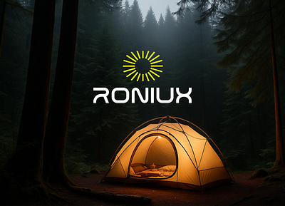 LOGO - RONIUX branding design graphic design icon identity illustration light logo marks symbol ui