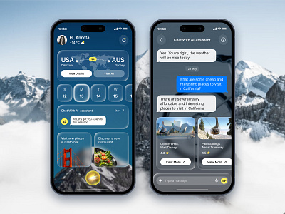 Travel App | AI App Design | App Interface | Mobile Design ai ai app ai app design ai mobile app ai product app ai product design app design app interface best app design mobile mobile app mobile app design mobile design mobile interface product design travel app travel app design travel booking ui ux vacation