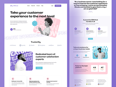 Business Agency Homepage Design advertising agency business business homepage company corporate design grow business landingpage psd template typography ui design uiux