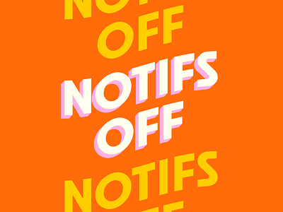 notifs off adventure messages notifications phone relax rest texts travel vacation