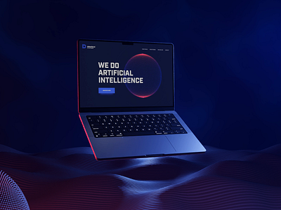 Dataclair.ai - Website Design & Animation ai animation artificial intelligence blue design interaction machine learning microsite red sphere team ui ux webdesign webgl website